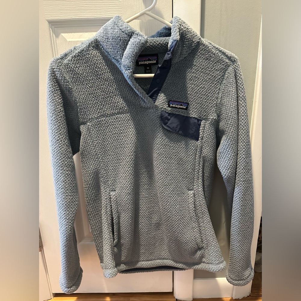 Patagonia Blue Fleece Pullover